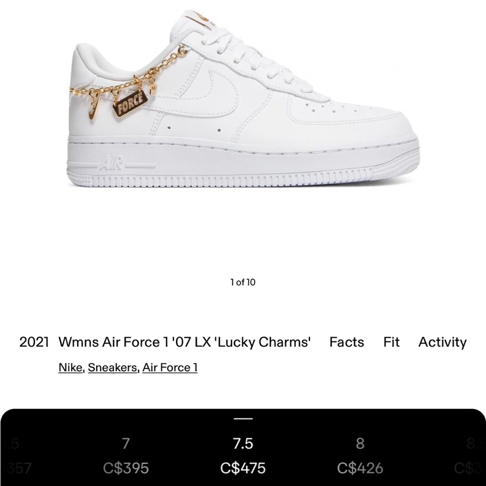 BNIB LX AIR FORCE 1 Lucky Charms
